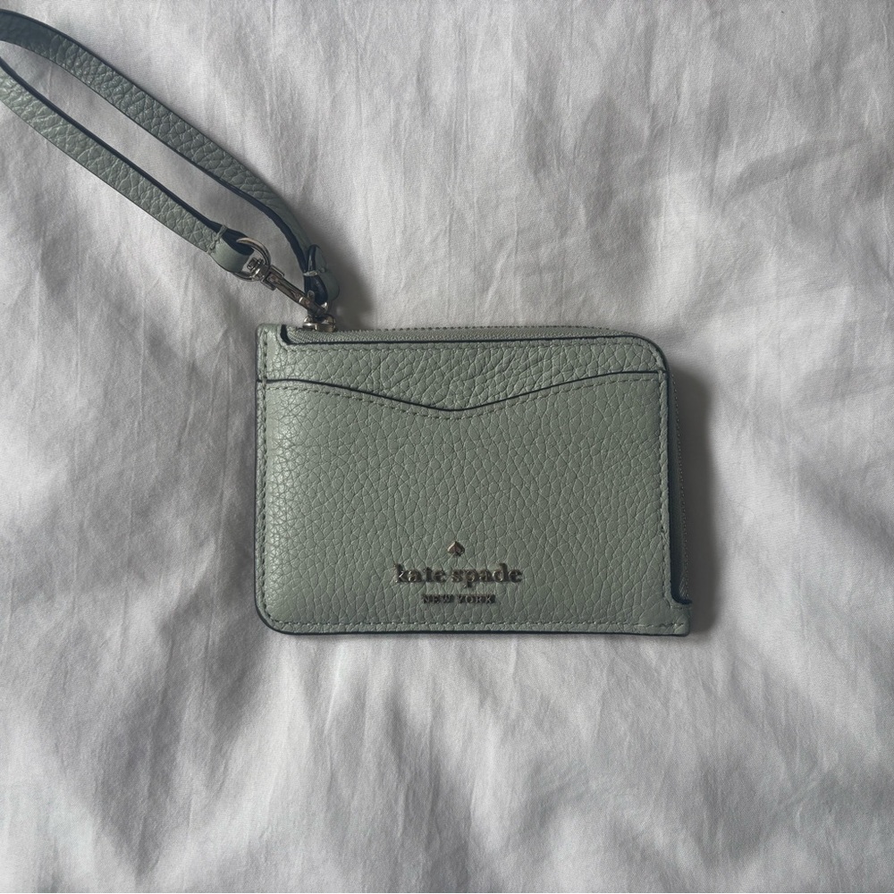 Kate Spade Sage Leather Card Holder